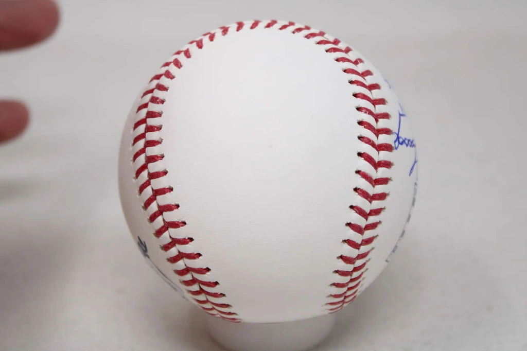 Goose Gossage Baseball Beckett Autograph Signed Yankees It's About F'ing Time HOF Logo Ball