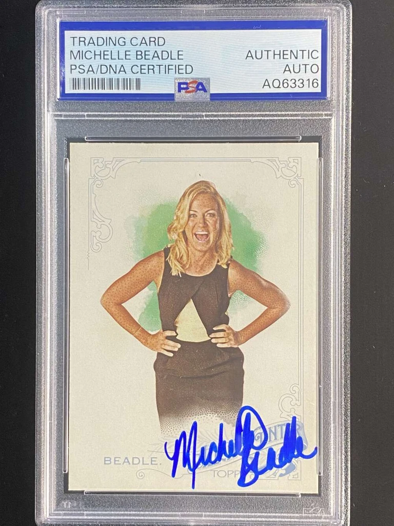 2015 Allen Ginter #92 Michelle Beadle ESPN PSA Authenticated Signed