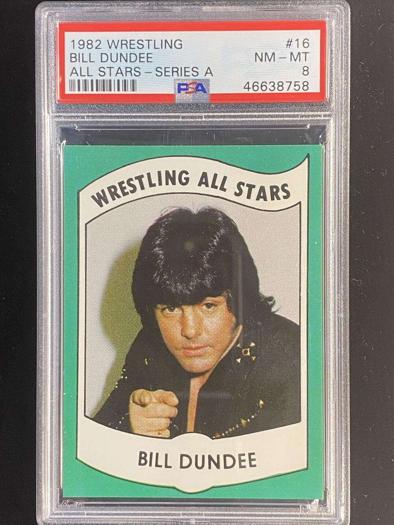 1982 Wrestling All Stars Series A #16 Bill Dundee PSA 8 NM-Mint ID: 524916