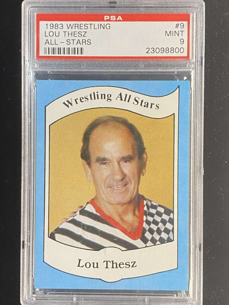 1983 Wrestling All Stars #9 Lou Thesz PSA 9 Mint