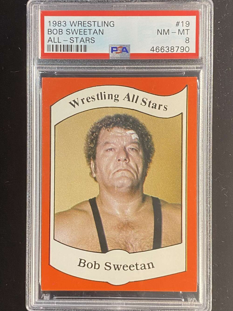 1983 Wrestling All Stars #19 Bob Sweetan PSA 8 NM-Mint