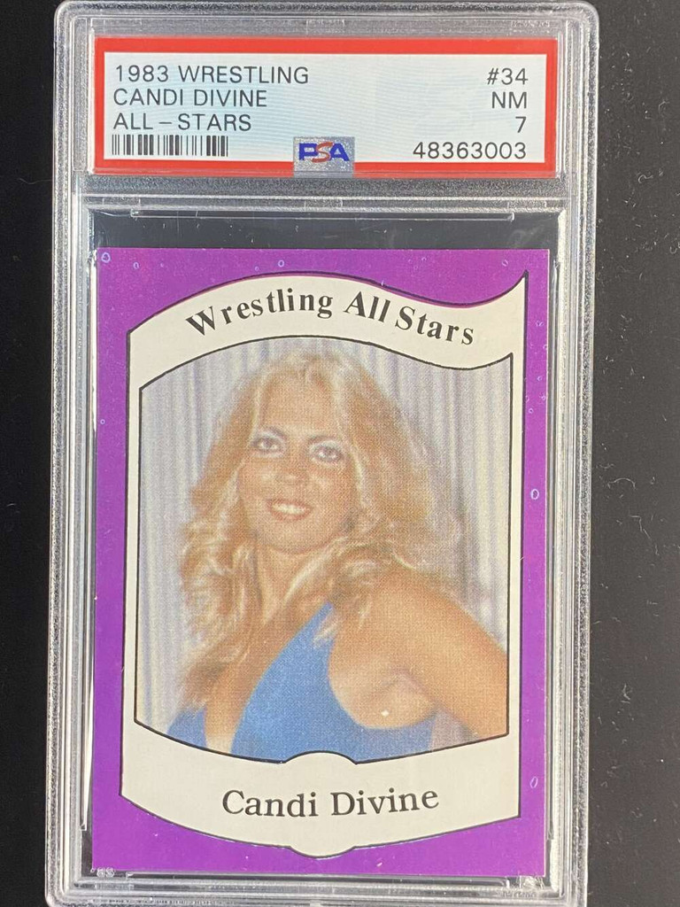 1983 Wrestling All Stars #34 Candi Divine PSA 7 Near Mint