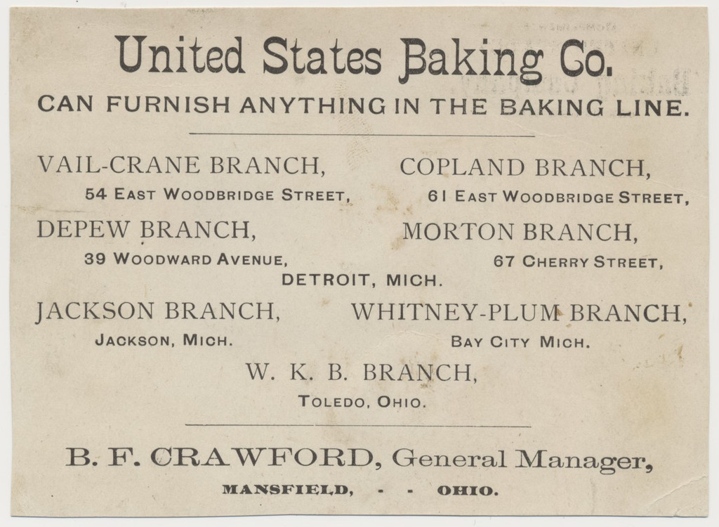 circ. 1900's Baking Company  U.S. Ship Series  "Dynamite Cruiser Vesuvius"  #*sku37668