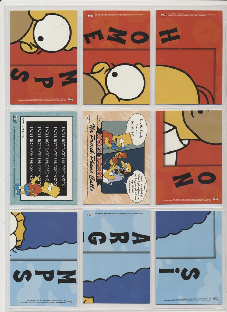 2002 Topps The Simpsons  Partial Set 32/50  #*sku37694