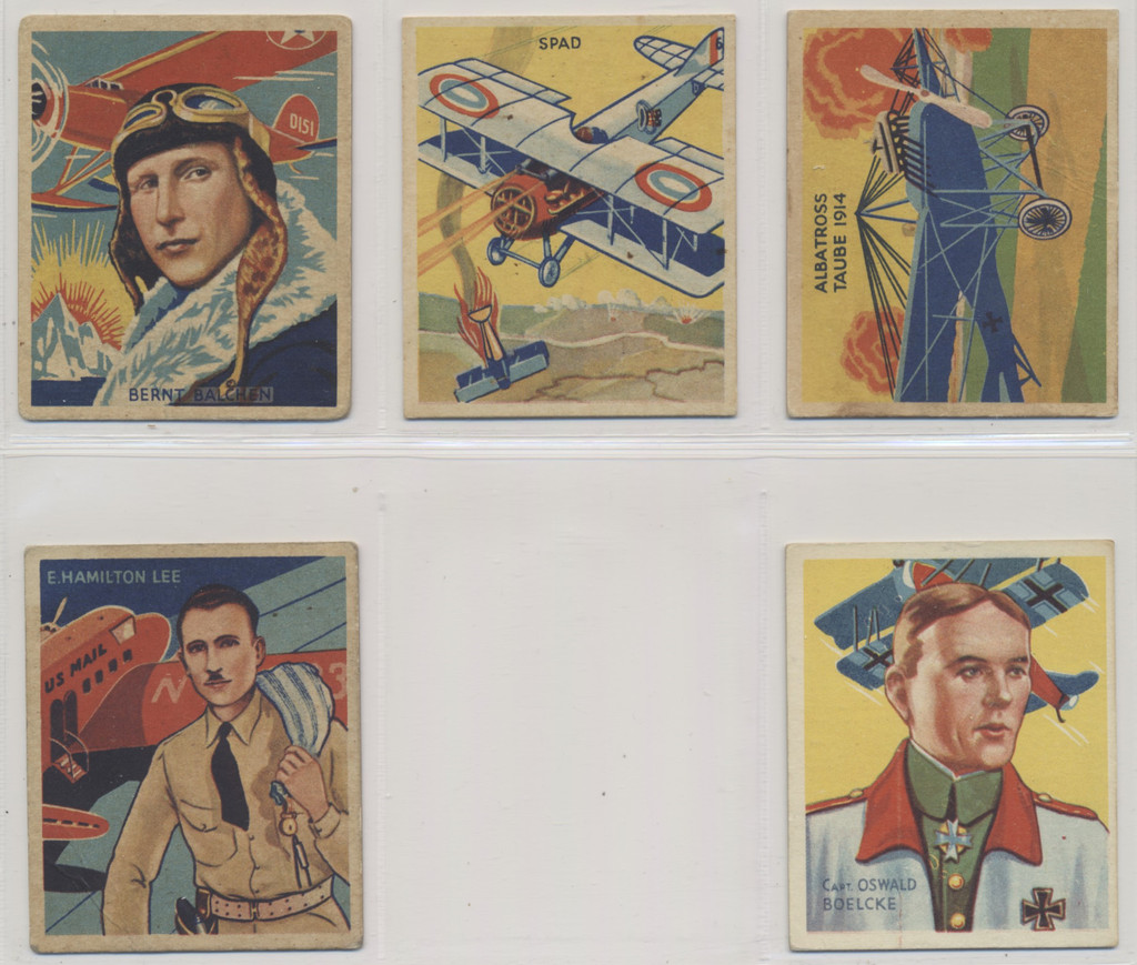 1933/1934 SKY BIRDS (Series of 144) Lot of 5 TOUGH  #*sku37704