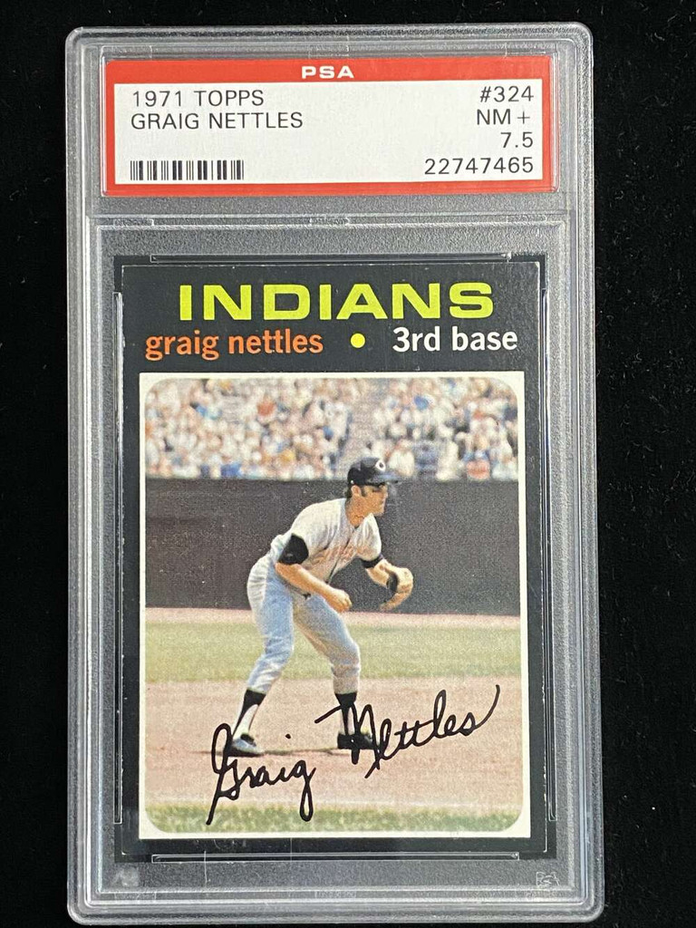 1971 Topps #324 Graig Nettles Indians PSA 7.5 Near Mint+