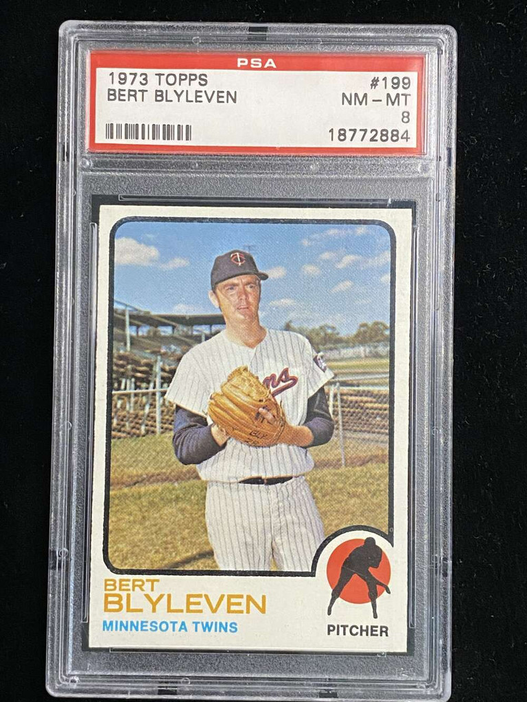 1973 Topps #199 Bert Blyleven Twins PSA 8 NM-Mint