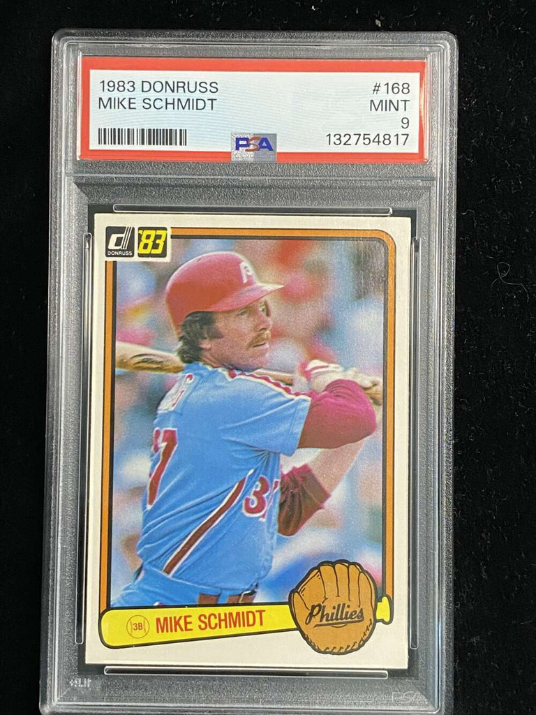 1983 Donruss #168 Mike Schmidt Phillies PSA 9 Mint