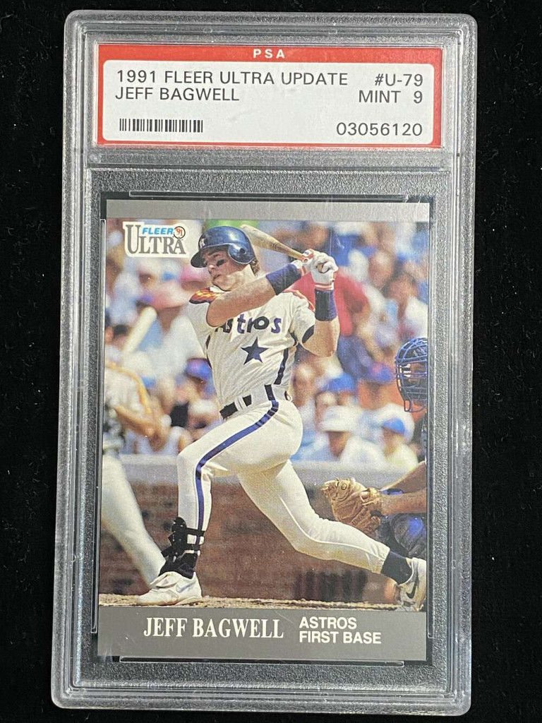 1991 Fleer Ultra Update #U-79 Jeff Bagwell Astros PSA 9 Mint RC