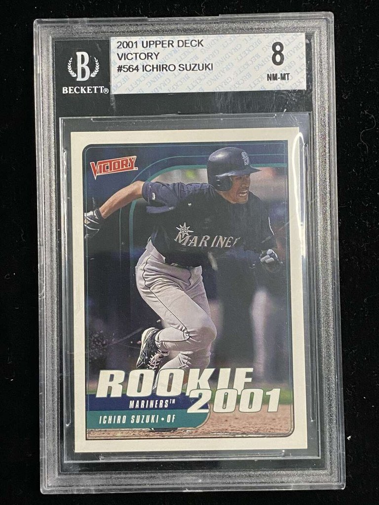 2001 Upper Deck Victory #564 Ichiro Suzuki Mariners BGS 8 NM-Mint RC