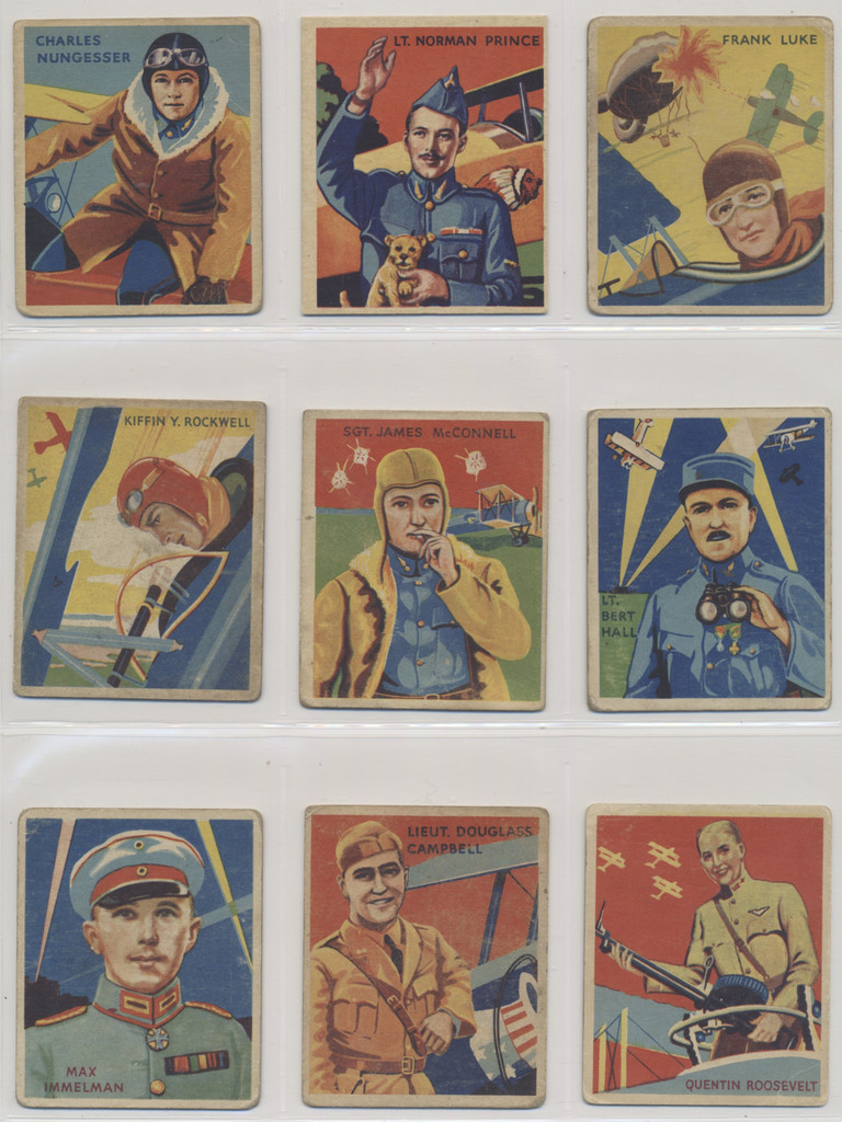 1933/34 National Chicle Co R136 SKY BIRDS  Partial Set 72/108  #*sku37707
