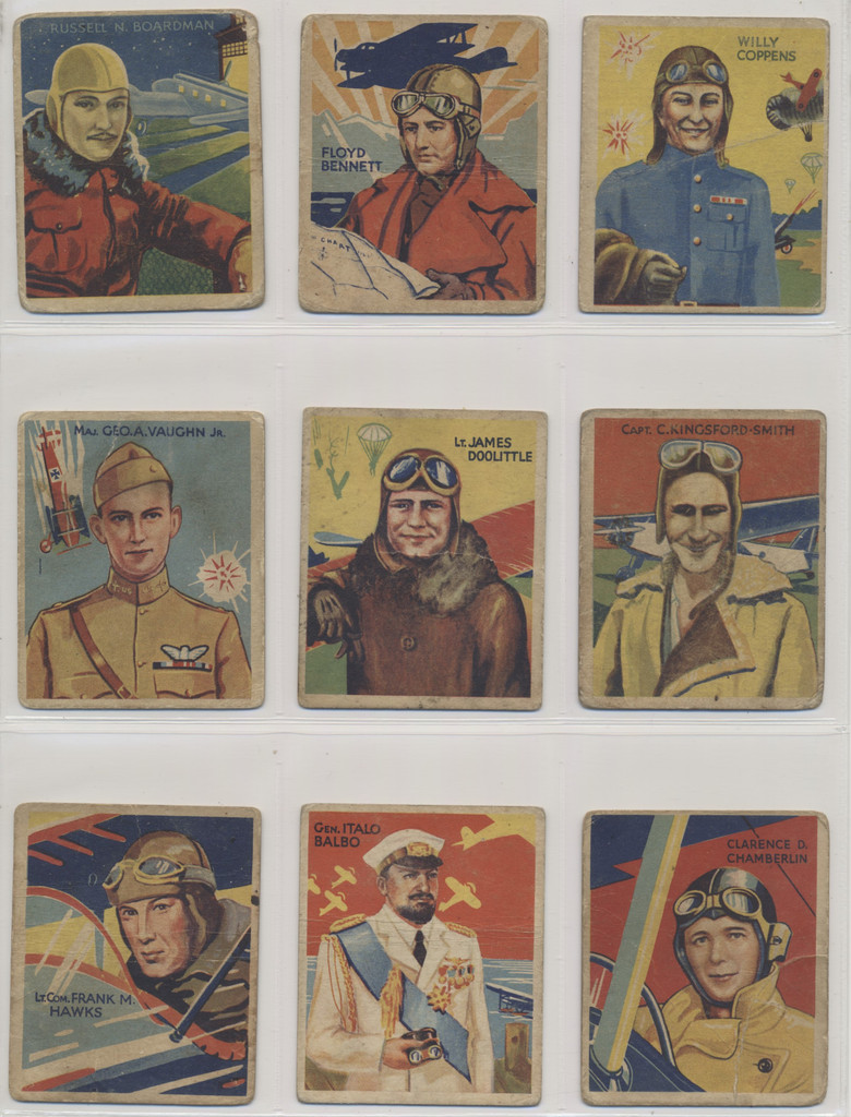 1933/34 National Chicle Co R136 SKY BIRDS  Partial Set 72/108  #*sku37707