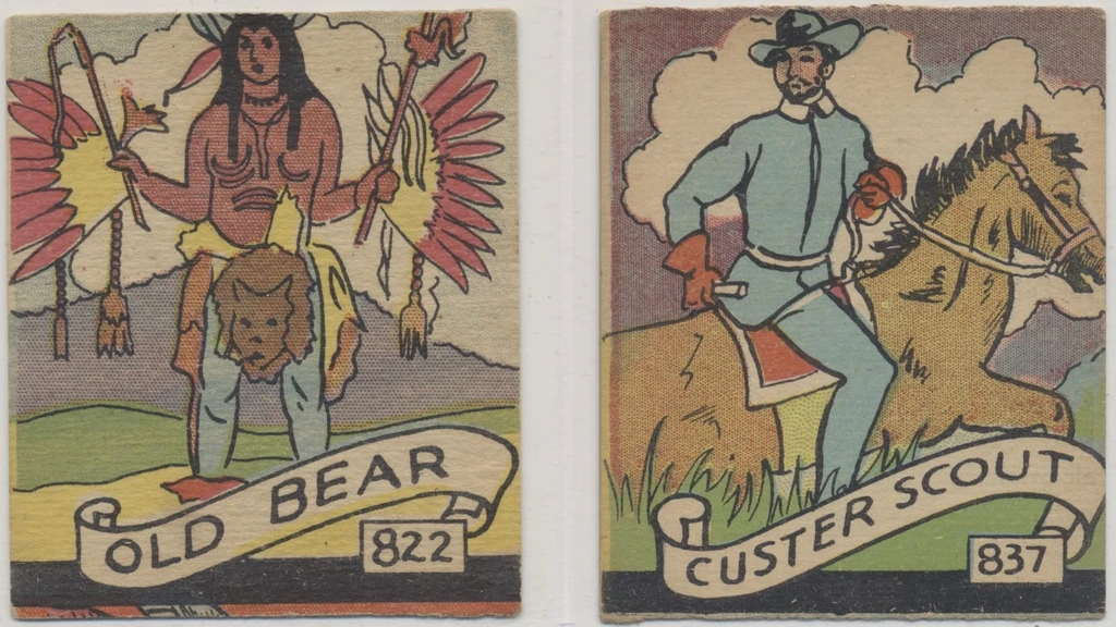 1930's R131 Series of 48 Westerns  Lot of 2 (#822 and #837)  #*sku37709