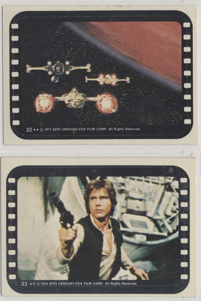 1977/78 Topps Star Wars Series 3  Set of 11 Stickers (#23-#33)  #*sku37713