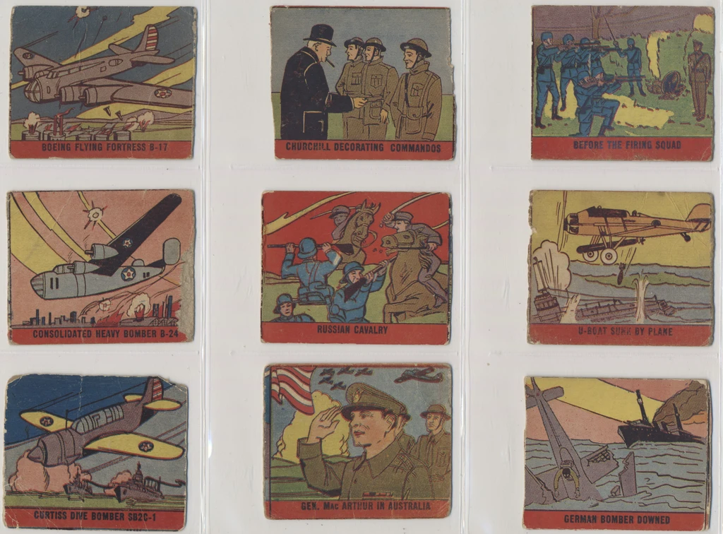 1940 M.P. & Co. R168  War Scenes  Lot of 15/48 (Low Grade)  #*sku37738