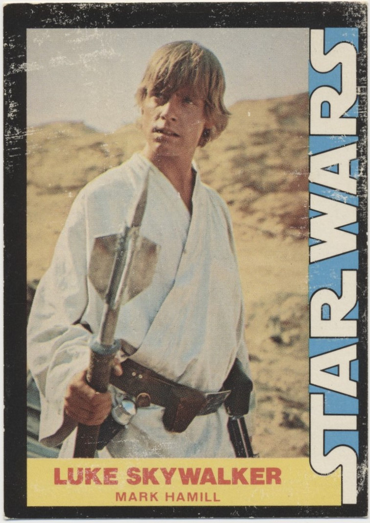 1977 Wonder Bread Star Wars #1 Luke Skywalker (Mark Hamill)  Low Grade  #*sku37750