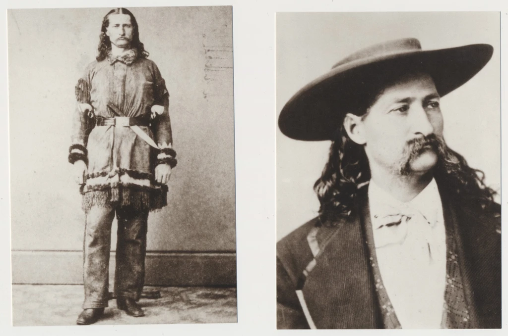 1999 Unused Oversized Post Cards of James Butler "Wild Bill" Hickok (6 x 4 1/4 inches)  Lot of 2  #*sku37752
