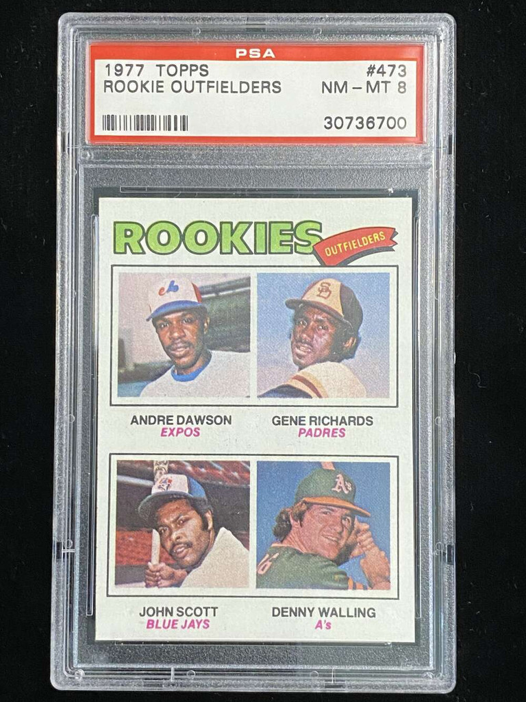 1977 Topps #473 Andre Dawson Cubs PSA 8 NM-Mint RC ID: 525621
