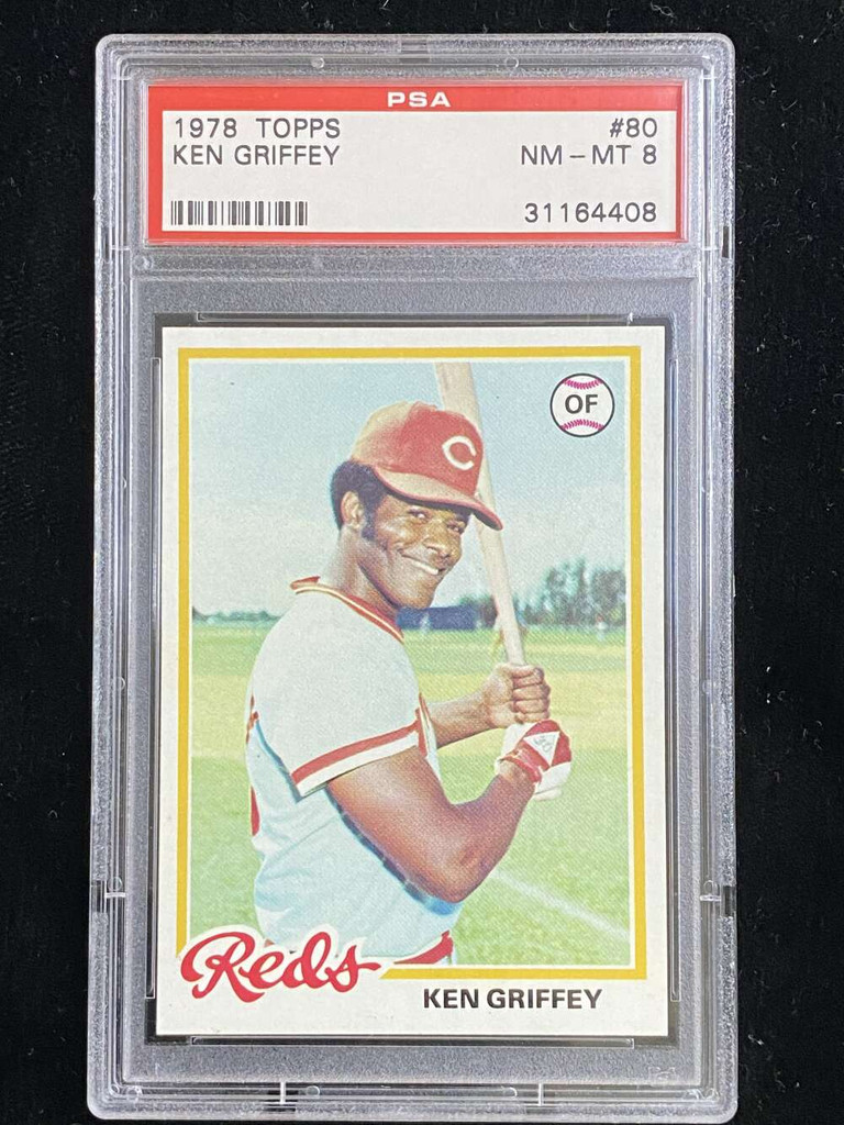 1978 Topps #80 Ken Griffey Reds PSA 8 NM-Mint ID: 525819