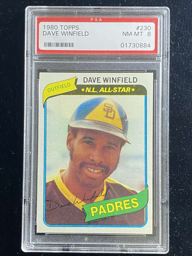 1980 Topps #230 Dave Winfield Padres PSA 8 NM-Mint