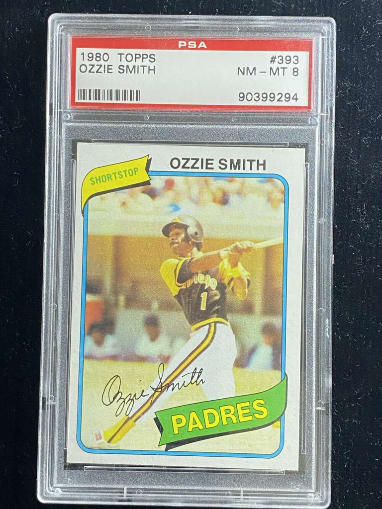 1980 Topps #393 Ozzie Smith Padres PSA 8 NM-Mint ID: 526163