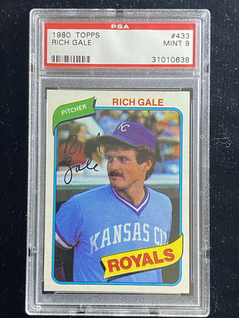 1980 Topps #433 Rich Gale Royals PSA 9 Mint
