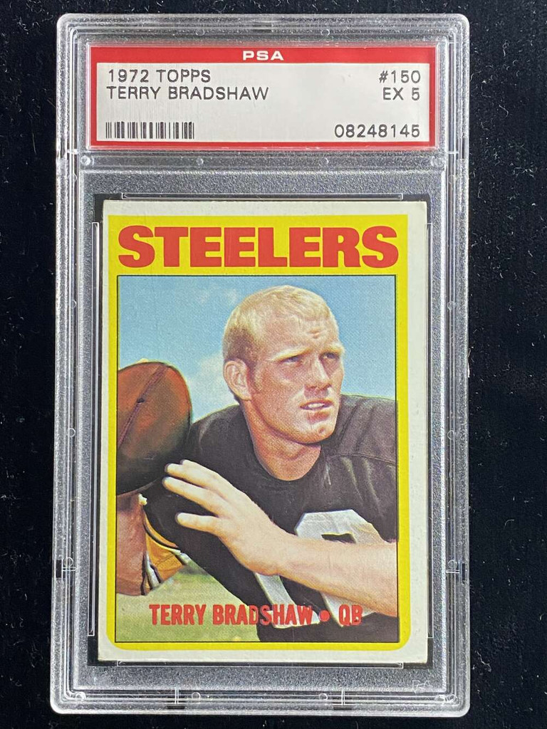 1972 Topps #150 Terry Bradshaw Steelers PSA 5 EX