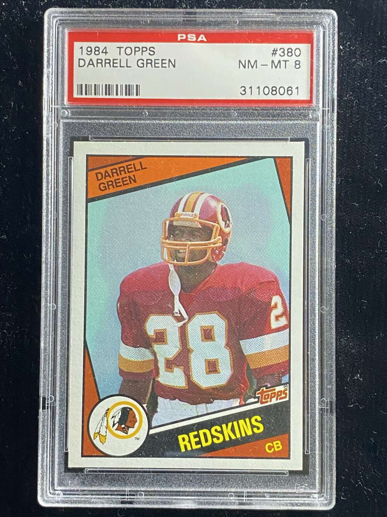 1984 Topps #380 Darrell Green Redskins PSA 8 NM-Mint RC
