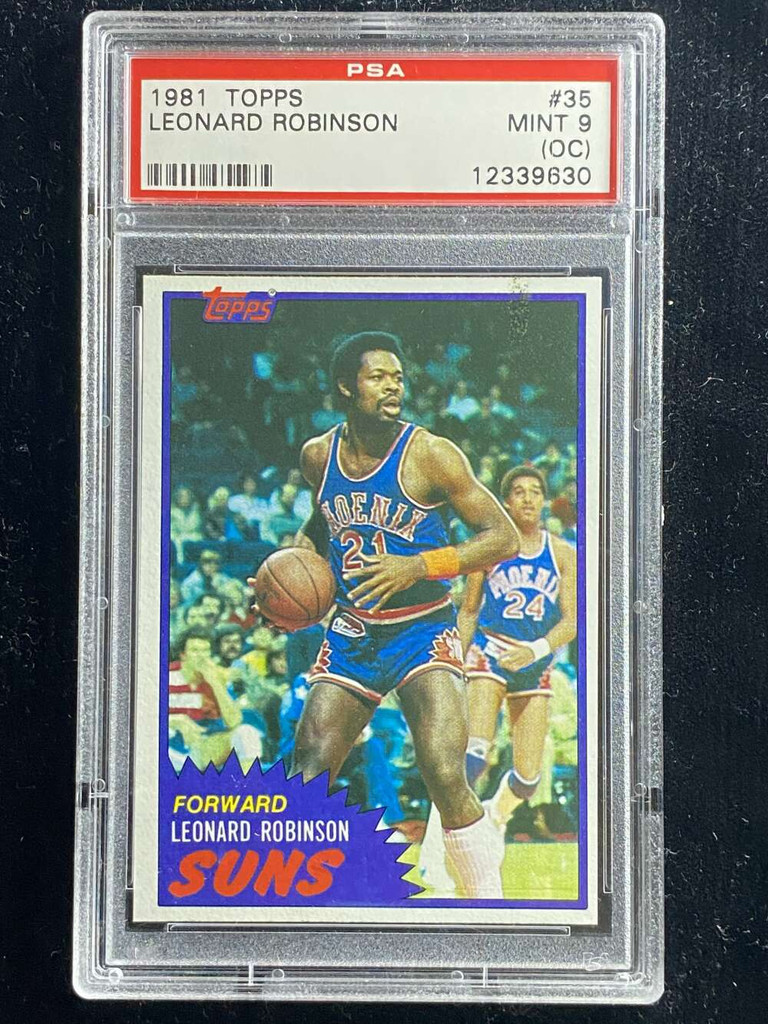 1981-82 Topps #35 Leonard Truck Robinson Suns PSA 9oc Mint