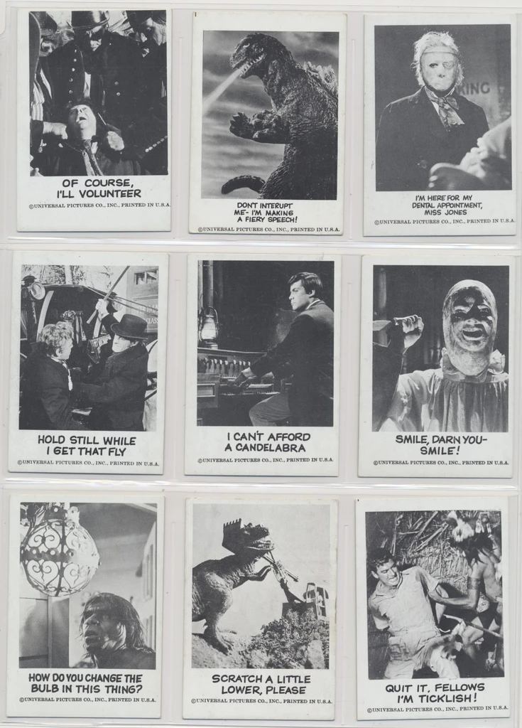 1962-65 Leaf Spook Stories Series 2 (#73 to #144) Partial Set 65/72  #*sku37774