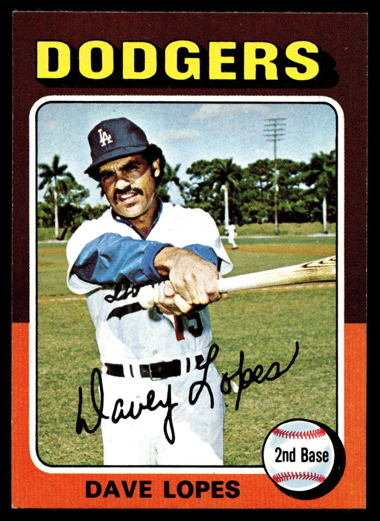 1975 Topps Mini #93 Davey Lopes Near Mint+ 