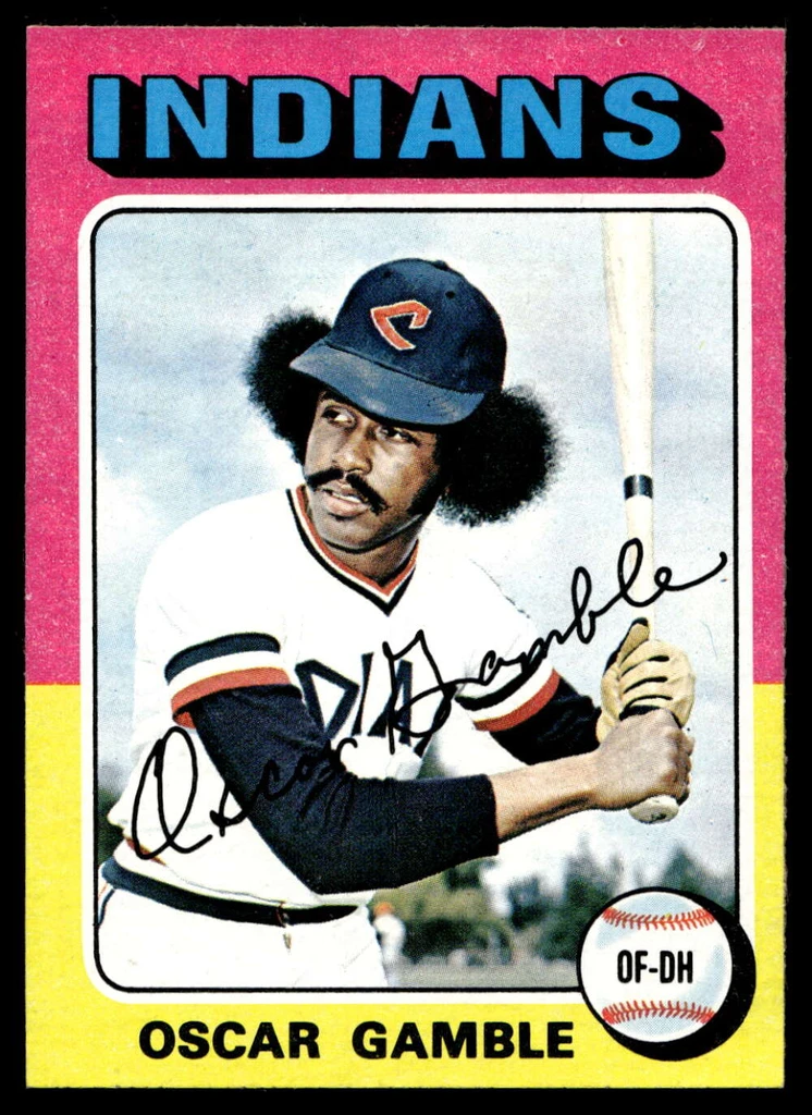 1975 Topps Mini #213 Oscar Gamble Near Mint  ID: 527268