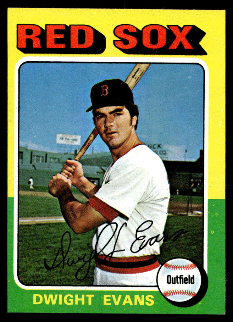 1975 Topps Mini #255 Dwight Evans Near Mint  ID: 527306