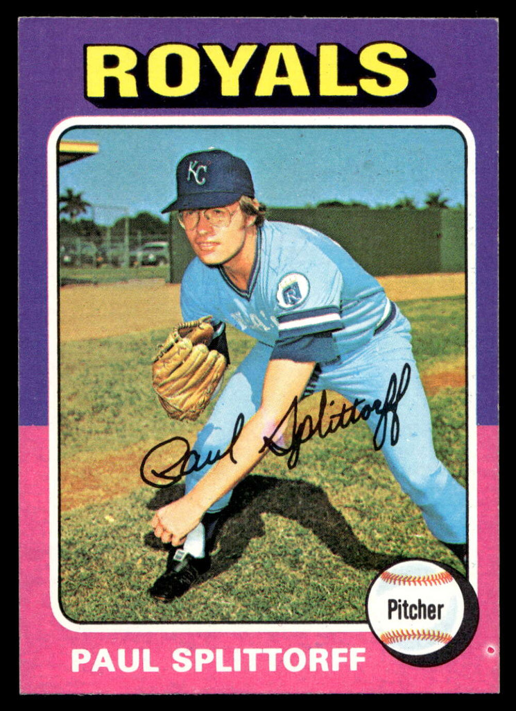 1975 Topps Mini #340 Paul Splittorff Near Mint+  ID: 527387
