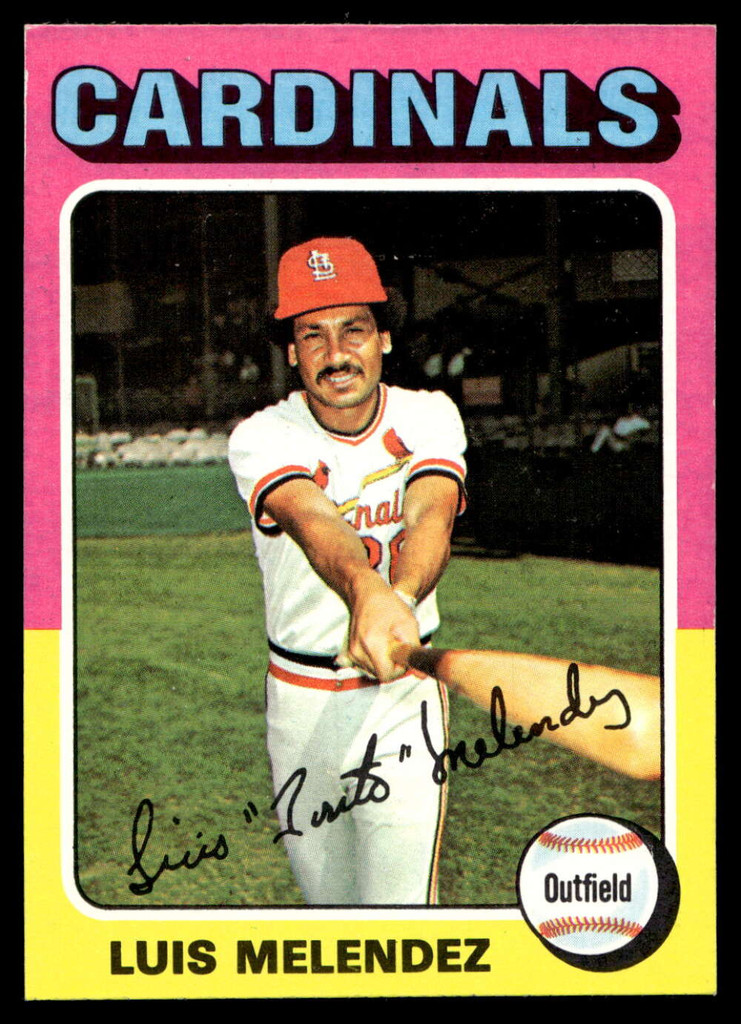 1975 Topps Mini #353 Luis Melendez Near Mint+ 
