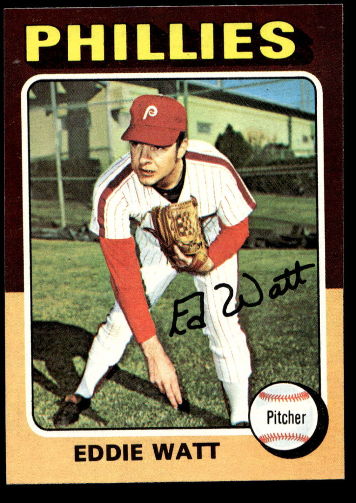 1975 Topps Mini #374 Eddie Watt Near Mint  ID: 527420