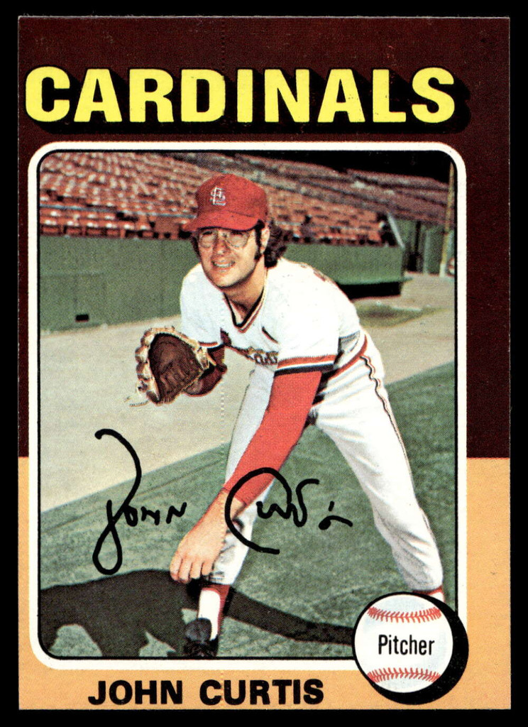 1975 Topps Mini #381 John Curtis Near Mint  ID: 527427