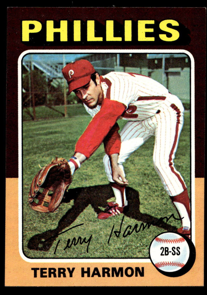 1975 Topps Mini #399 Terry Harmon Near Mint+  ID: 527445