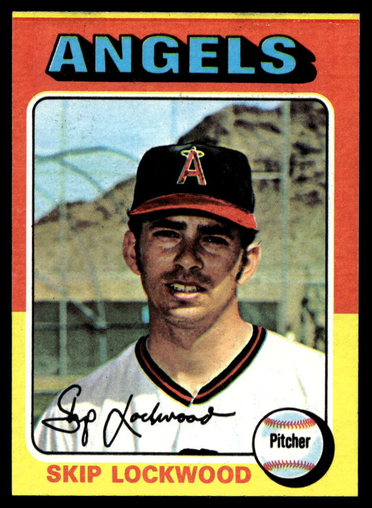 1975 Topps Mini #417 Skip Lockwood Near Mint 
