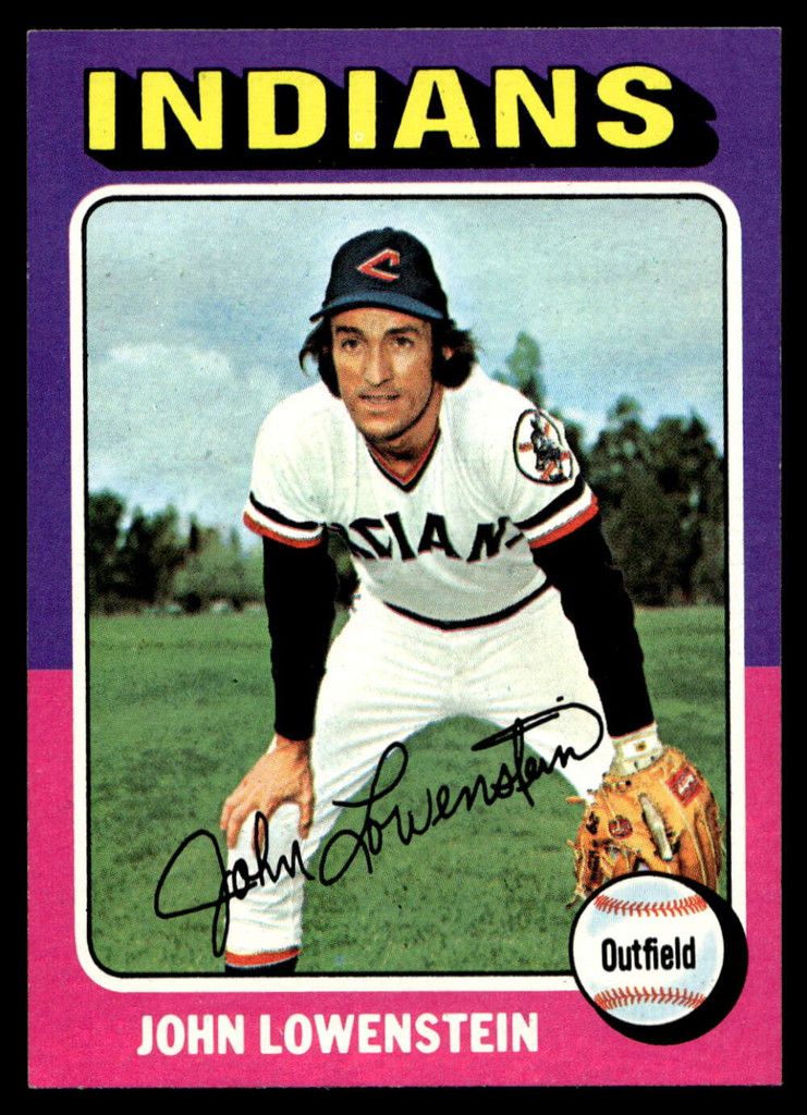 1975 Topps Mini #424 John Lowenstein Near Mint+ 