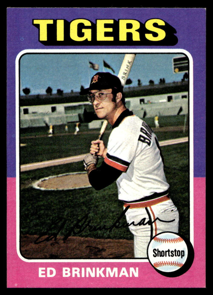 1975 Topps Mini #439 Ed Brinkman Near Mint+ 