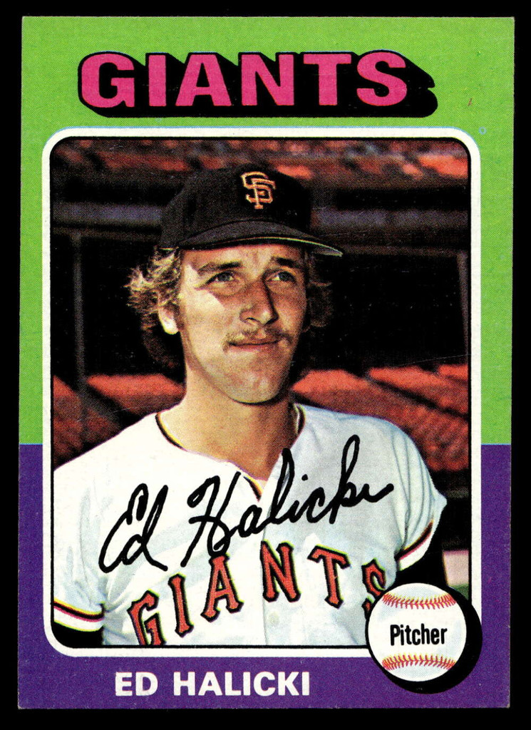 1975 Topps Mini #467 Ed Halicki Near Mint RC Rookie 
