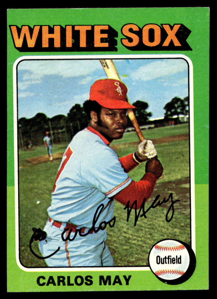 1975 Topps Mini #480 Carlos May Near Mint+ 