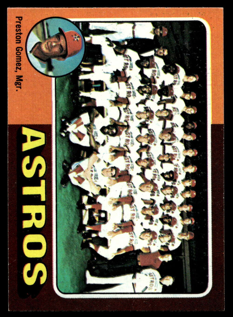 1975 Topps Mini #487 Preston Gomez MG Near Mint+ 