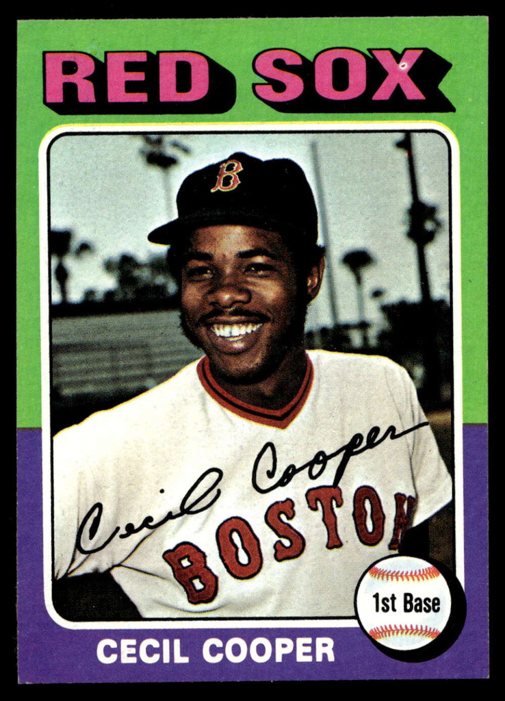 1975 Topps Mini #489 Cecil Cooper Near Mint+ 