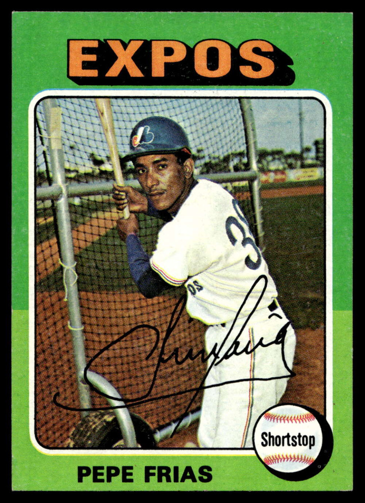 1975 Topps Mini #496 Pepe Frias Very Good 