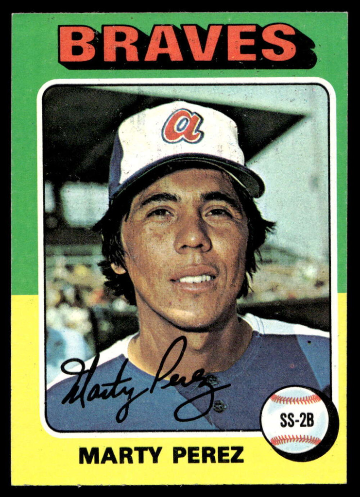 1975 Topps Mini #499 Marty Perez Ex-Mint  ID: 527543
