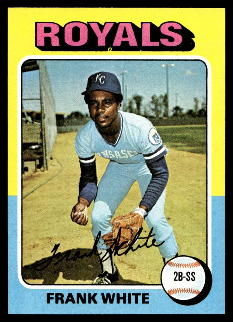 1975 Topps Mini #569 Frank White Near Mint+  ID: 527919