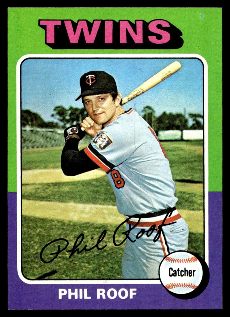 1975 Topps Mini #576 Phil Roof Near Mint+  ID: 527926