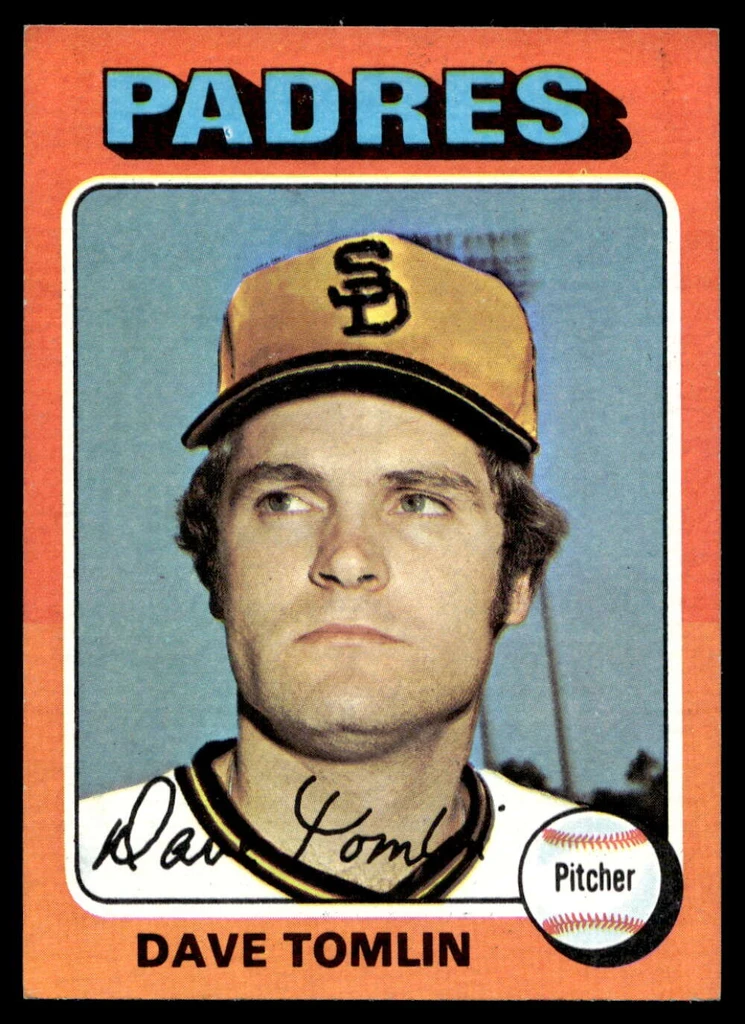 1975 Topps Mini #578 Dave Tomlin Near Mint+ RC Rookie 